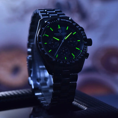 Orologio da uomo Moon 40mm con cronografo al quarzo - PAGANI DS N Tribute CK2998 Retro Sport