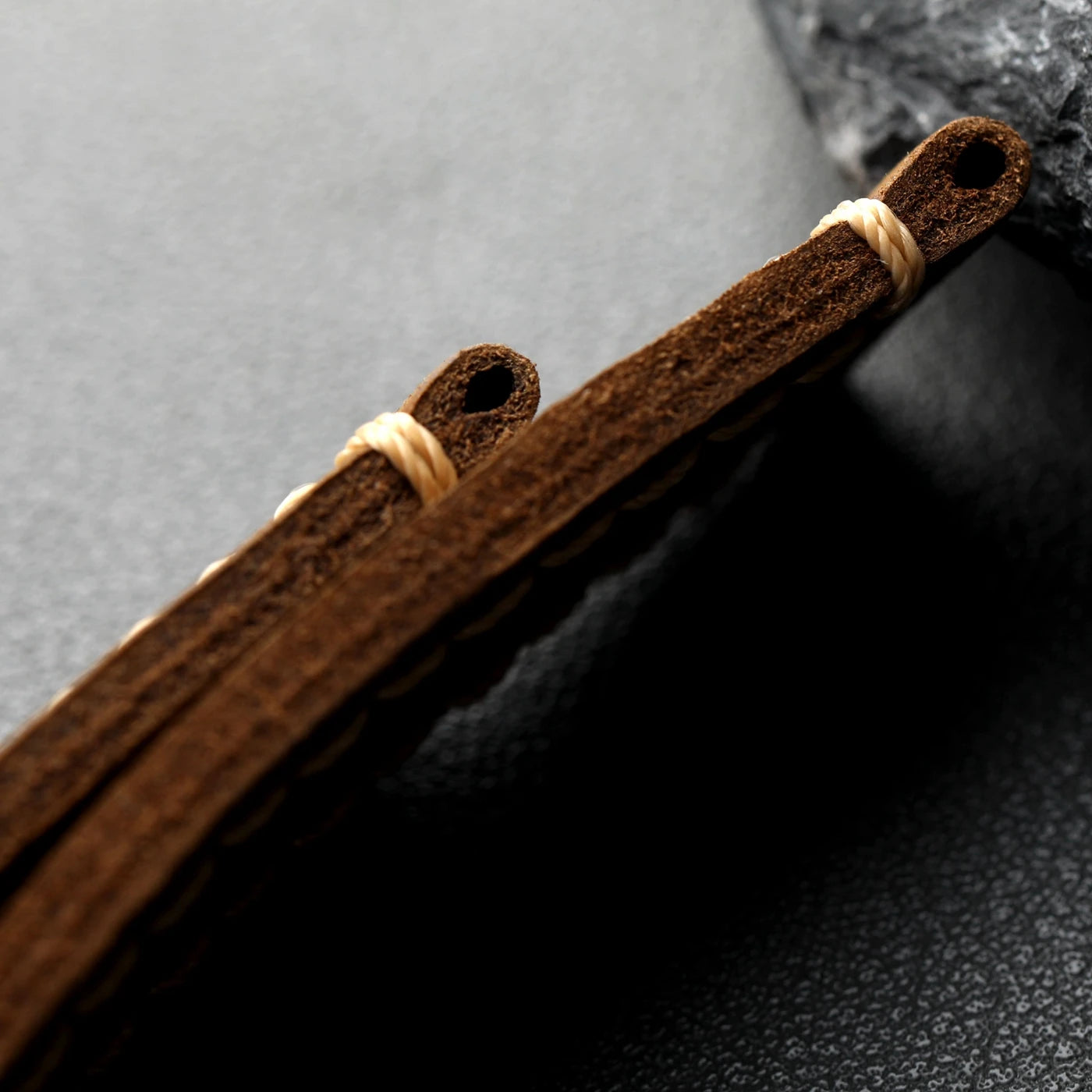 Handmade first layer cowhide watch strap, 20, 22, 23, 24MM, vintage brown leather watch band, suitable for men's watches