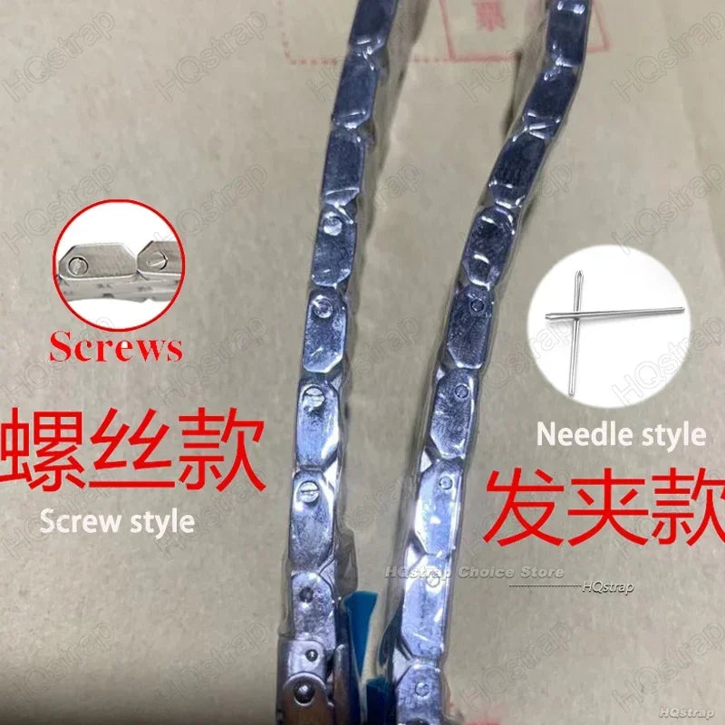 Bracelet de montre en acier inoxydable entièrement solide de haute qualité 18mm 20mm 22mm 24mm 26mm Bracelet à Interface plate avec outil Bracelet de montre en métal