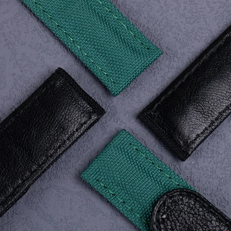 Universal Nylon Watch Strap, 20mm, for Tudor/Omega/Rolex/IWC/Tissot Daytona SUBMARINER, Canvas Strap, Steel Buckle