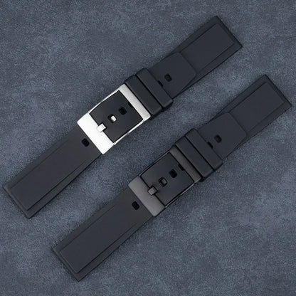 Bracelet de montre universel en caoutchouc noir souple, 22mm, pour Breitling, série Superocean Avenger Heritage, ceinture étanche