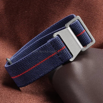 Cinturino in Nylon Elastico per Orologio 18/20/22mm, Cinturino Universale Sportivo Francese Paracadute per Uomini e Donne, Braccialetto per Smartwatch