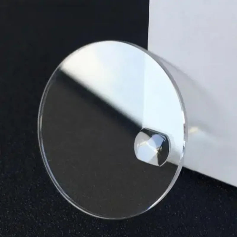 Cristal de montre minéral plat de 1.2mm d'épaisseur, verre rond de 29mm à 32mm avec fenêtre de Date, loupe à bulle Len T2509