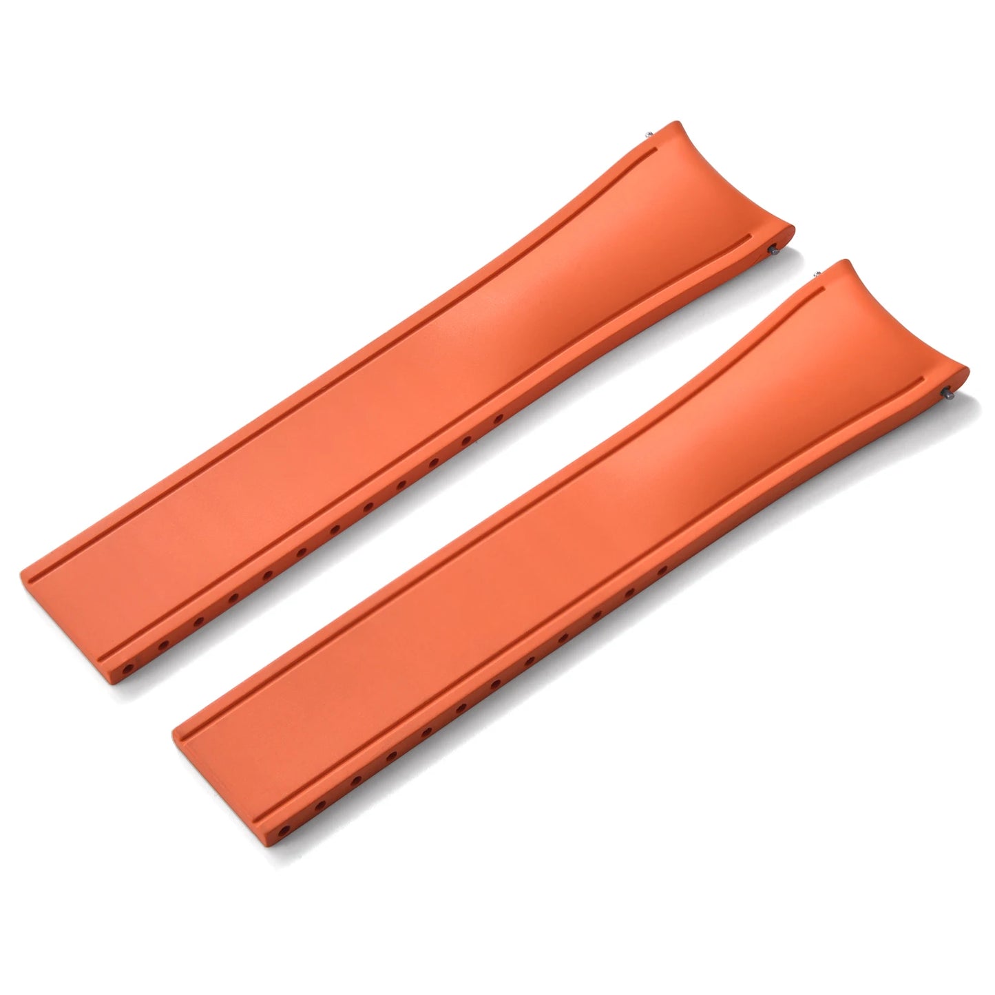 OZE Bracelet de montre en caoutchouc Premium - Courbé / Rapide / Boucle Déployante - à Découper