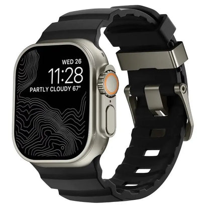 Cinturino in morbido silicone per Apple Watch Ultra 2 10 9 8 7 6 SE 5 4 per iWatch 38 40 41mm 42mm 44mm 45mm 46mm 49mm