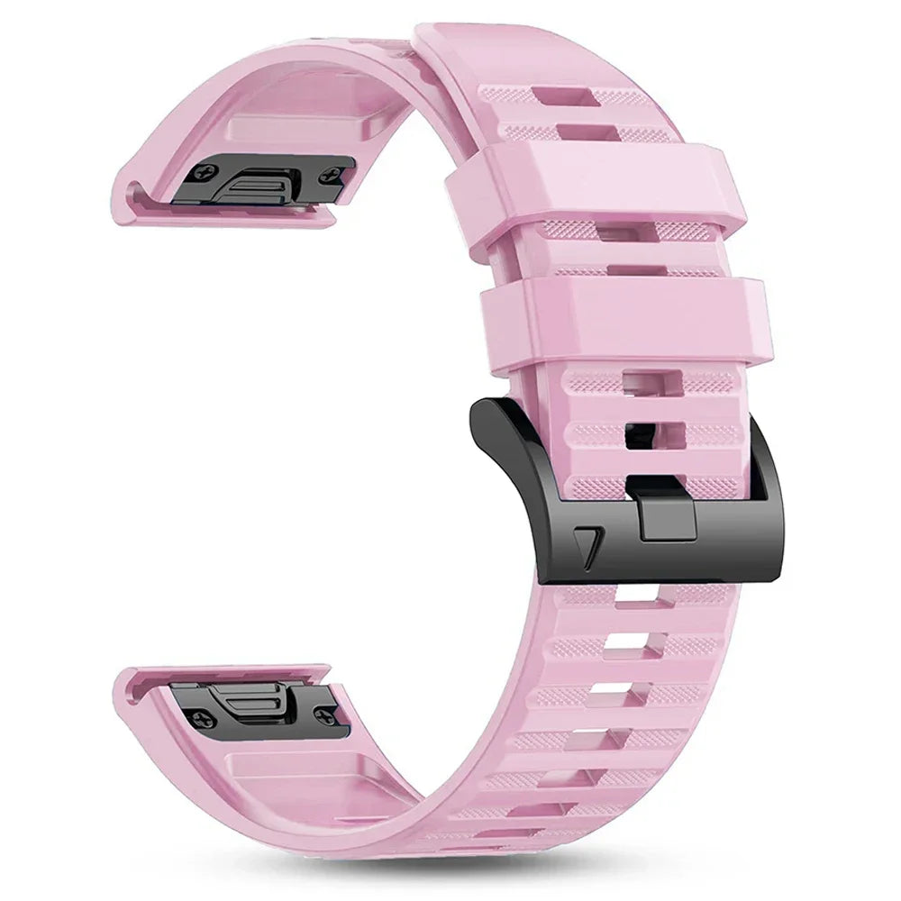 Cinturino in silicone da 22/26 mm per Garmin Fenix 5 5X Plus 6x 7 7X Pro Quatix 8 Fenix 8 Pro 47 mm 51 mm Epix QuickFit, cinturino sportivo da esterno