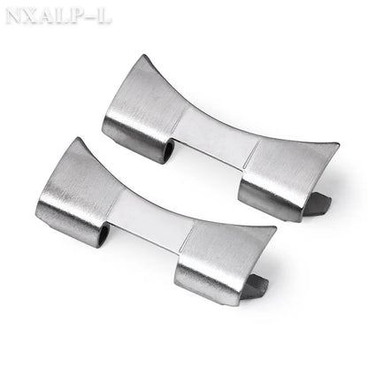 Maglie finali curve per Seiko SKX007 009, connettore adattatore in acciaio inossidabile Rolex, accessori per orologi 12/14/16/18/19/20/22mm, 2 pezzi