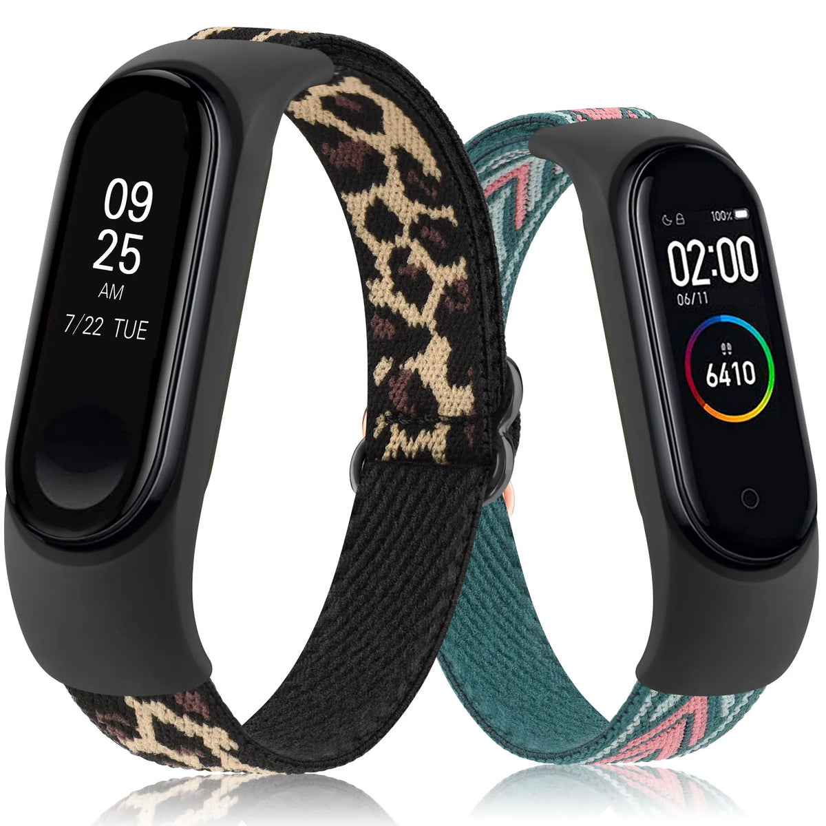 Bracelet en Nylon élastique pour Xiaomi Mi Band 6 5 4 3 bandes bracelet de montre réglable pour Xiaomi Mi Band 7 4 5 6 bracelet de remplacement