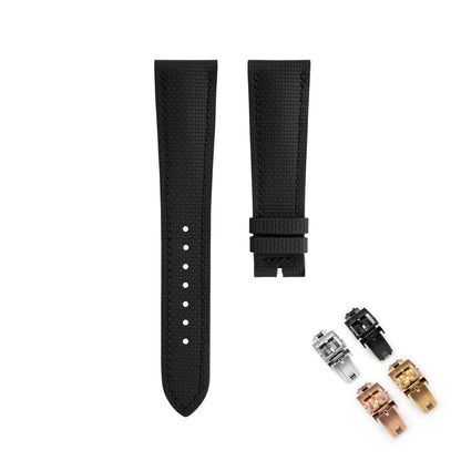 FKM Universal Rubber Watch Strap, with Quick Release Bar, 12 Colors, 18 19 20 21 22mm, Fluoro Rubber Watch Straps