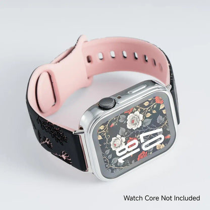 Bracelet + case for Huawei Watch Fit 4 / 4 Pro, TPU protective case, floral sport strap for Huawei Fit 4 4pro 3