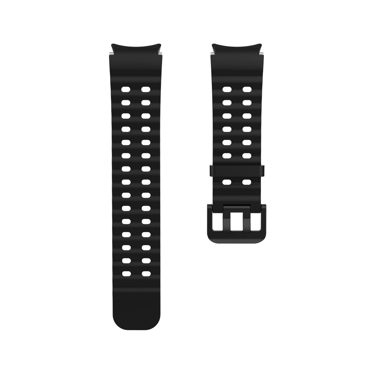 Ensemble d'accessoires pour Samsung Galaxy Watch 7/6 (40mm/44mm), 2 pièces, étui de protection ultra-résistant, bracelet respirant en verre trempé HD