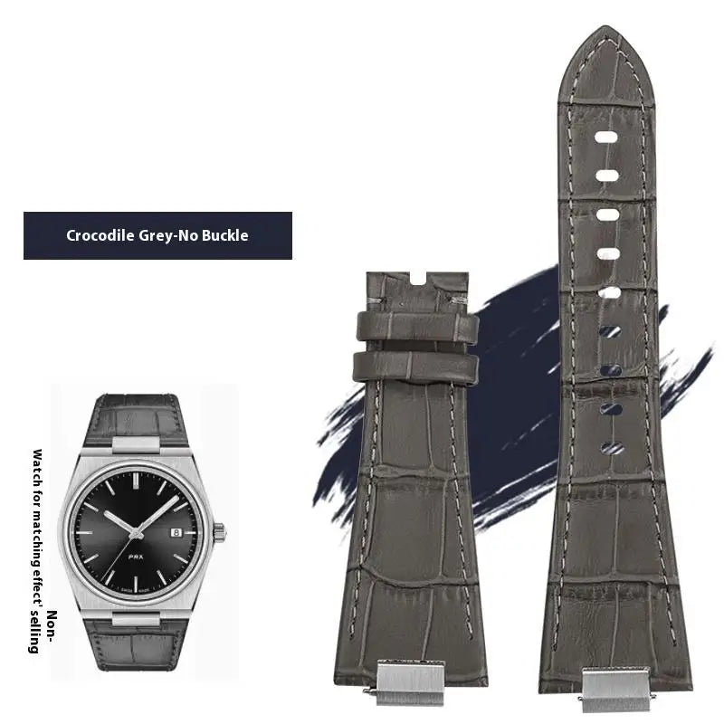 Pour Tissot 1853 Super Player PRX série T137.410/T137.407 bracelet de montre en cuir véritable T137 bracelet de montre en cuir surélevé pour hommes 12mm