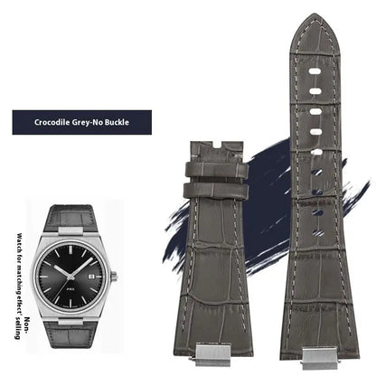 Pour Tissot 1853 Super Player PRX série T137.410/T137.407 bracelet de montre en cuir véritable T137 bracelet de montre en cuir surélevé pour hommes 12mm