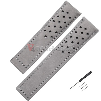 20mm 22mm 24mm Bracelet de montre en peau de vache pour Tag Heuer Carrera Monaco série Bracelet remplacer pour Bracelet de montre intelligente universel