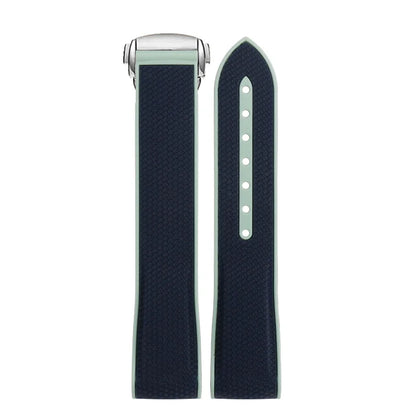 Cinturino curvo da 20 mm per Omega X Swatch Joint MoonSwatch, cinturino in silicone sportivo con fibbia deployante per Seamaster 300