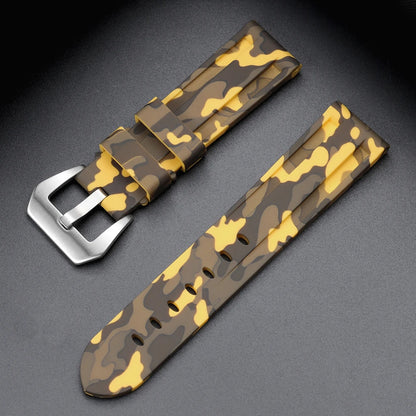 20/22/24/26mm Soft Comfortable Silicone Sport Watch Straps for Panerai – Blue, Black, Brown Accessories