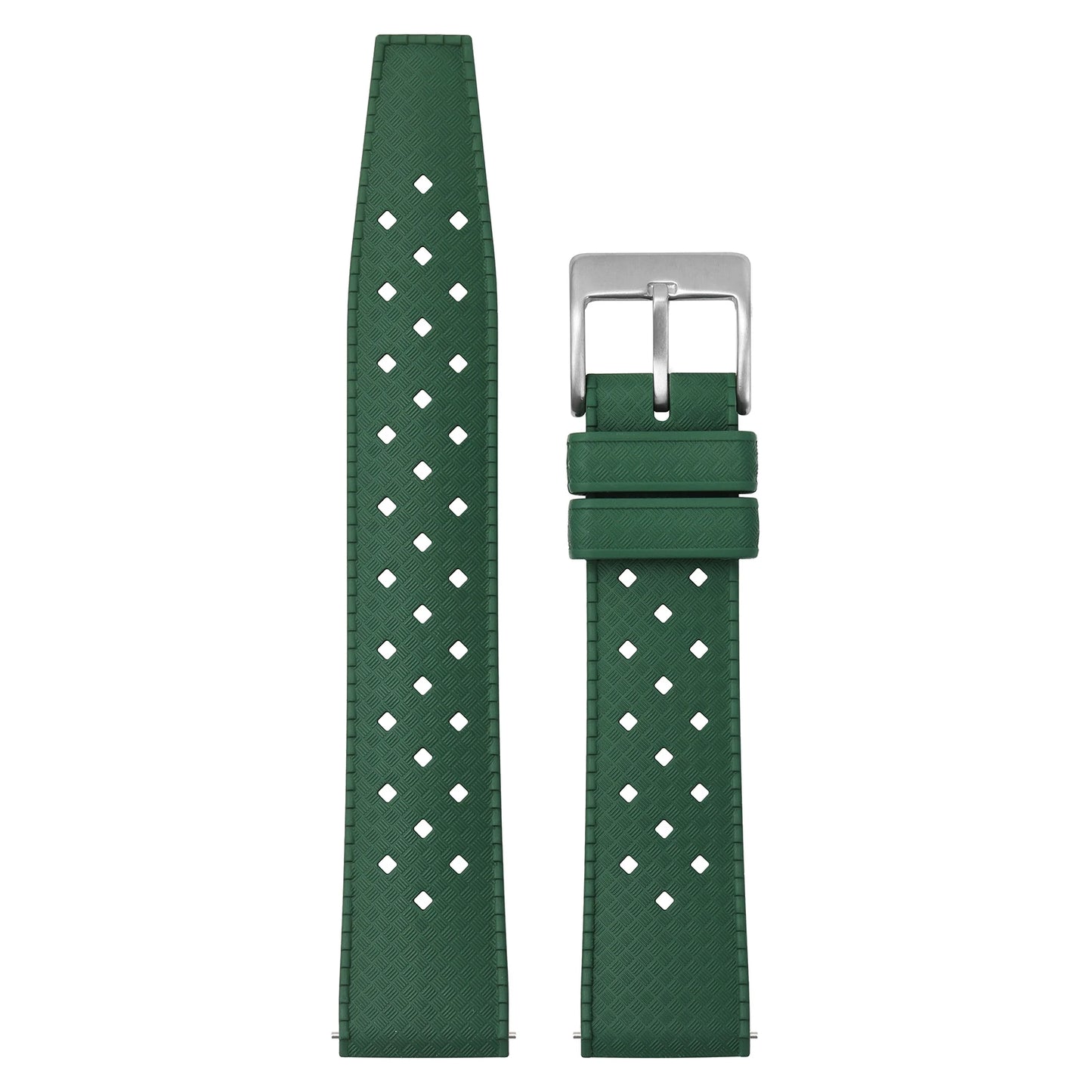 Bracelet de montre en caoutchouc FKM de qualité supérieure, 20mm 22mm, pour Seiko, Oris, Omega, plongée à dégagement rapide, étanche