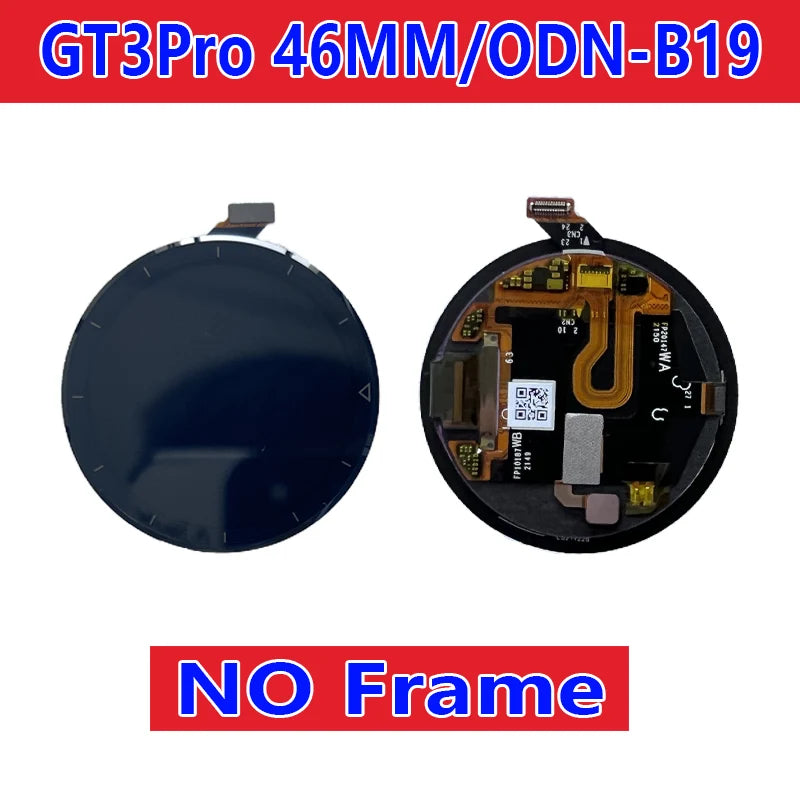 Pour Huawei Watch GT2 assemblage d'écran, montre GT2Pro, GT3, GT3Pro écran LCD, LTN-B19, VID-B99, JPT-B29, écran tactile MIL-B19