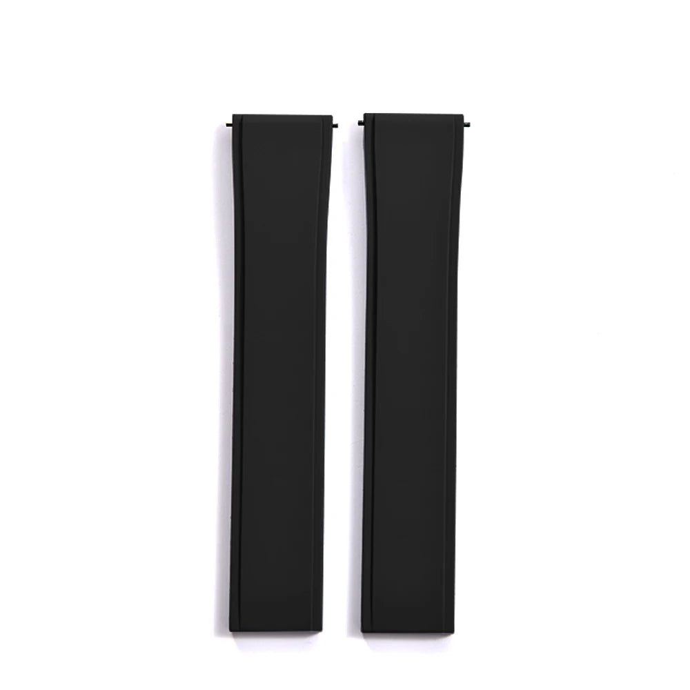 CTS FKM High Quality Fluoro Rubber Quick Release Watch Straps Soft 19/20/21/22mm for Dive Watch Unisex Cut to Size