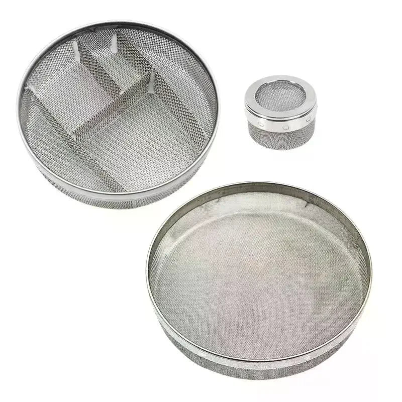 Panier en maille d'acier inoxydable pour nettoyeur à ultrasons, multi-tailles pour montres, bijoux et lunettes