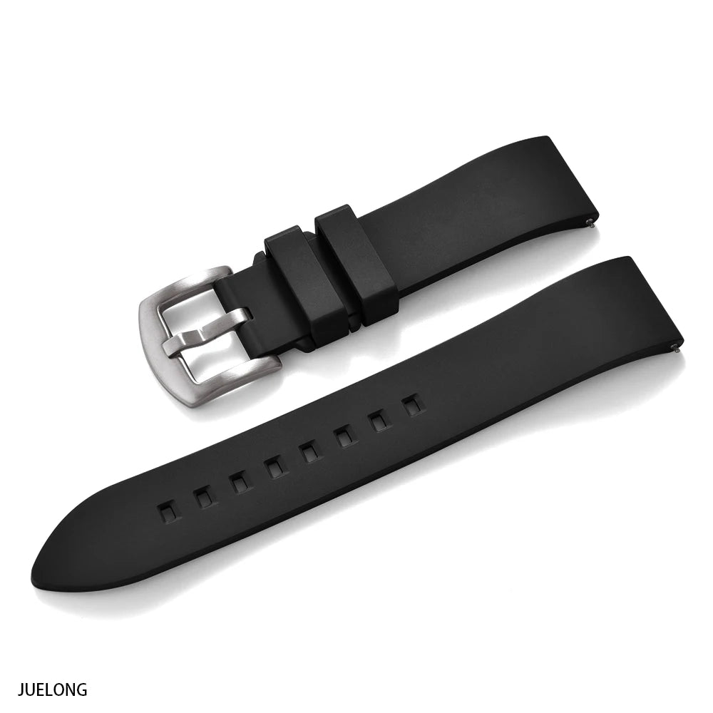 Premium fluoroelastomer rubber watch strap, FKM quick-release watch strap 18-19-20-21-22-23-24mm for every brand of dive watch