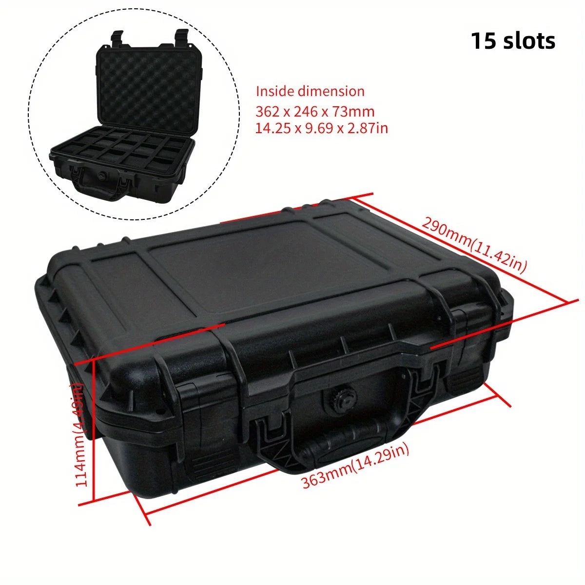 Boîte de montre étanche à 8/15 fentes, montre de Collection Antique, étui de protection Portable résistant à l'humidité et à la moisissure avec éponge