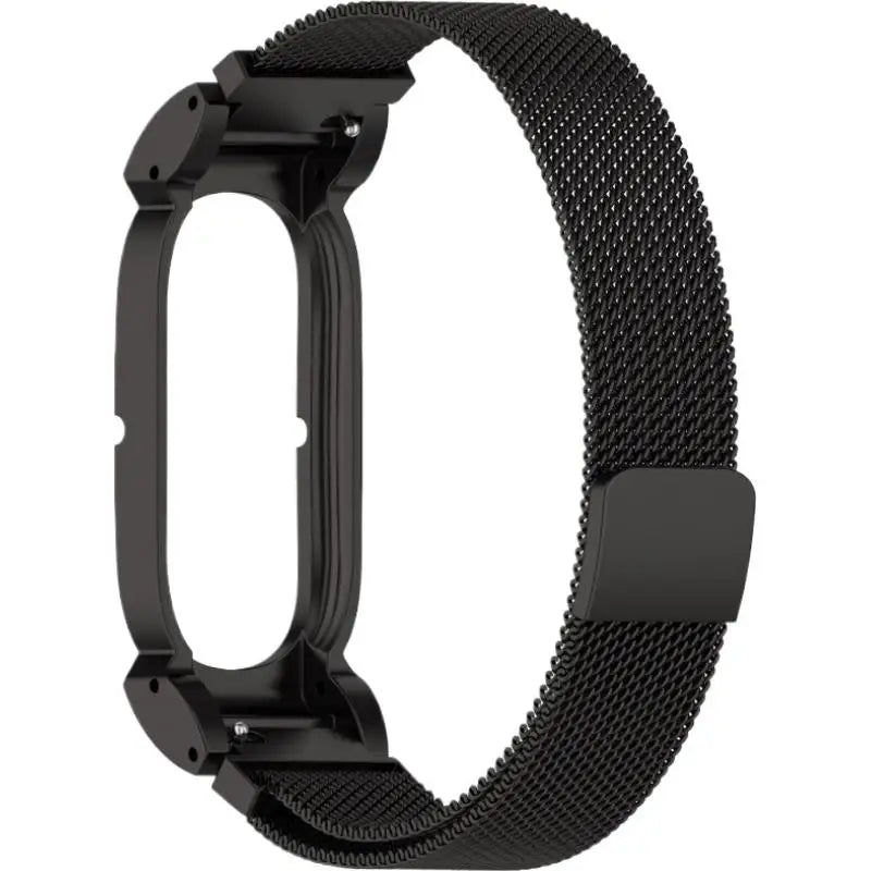 Milanese Loop + Case for Google Fitbit Air, Adjustable Breathable Sport Replacement Strap, Lightweight, for Men and Women
