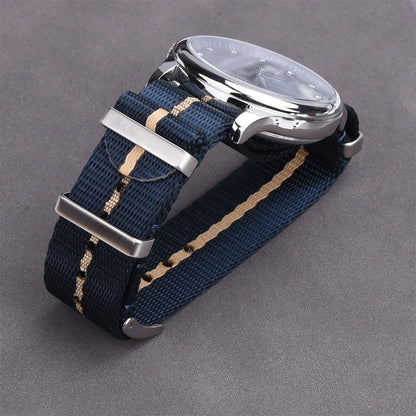 Premium Quality Smooth Nylon Watch Strap, 20mm 22mm, Casual Military, High-Density Green Seatbelt for Men's Watch Accessories