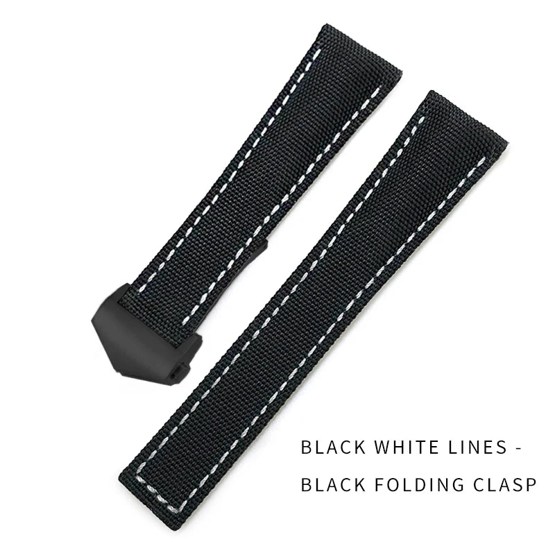 Bracelet de montre en Nylon de haute qualité, 19mm 20mm 21mm 22mm, adapté à TAG Heuer Aquaracer 300 500, bracelet de montre en toile de Nylon, boucle pliante