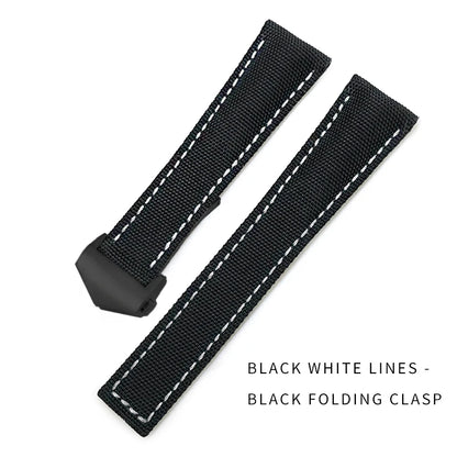 Bracelet de montre en Nylon de haute qualité, 19mm 20mm 21mm 22mm, adapté à TAG Heuer Aquaracer 300 500, bracelet de montre en toile de Nylon, boucle pliante
