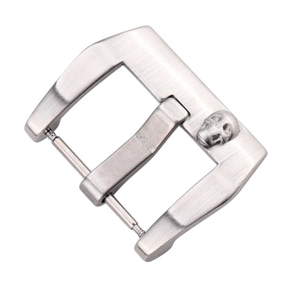 Großhandel mit 19 Modellen von Edelstahl-Uhrenschnallen, 12, 14, 16, 18, 20, 22, 23, 24, 26, 28 mm, silberfarbene Metall-Uhrenarmbandschließen, Uhrenarmbandzubehör