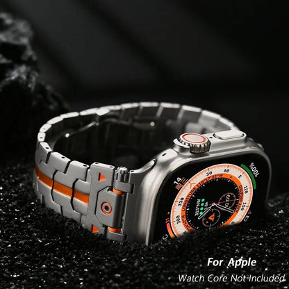 Bracelet en acier inoxydable de luxe pour Apple Watch Ultra 49 mm, séries 10, 46 mm, 45, 44, 42, bracelet pour iWatch 9, 8, 7, 6, 5, 4