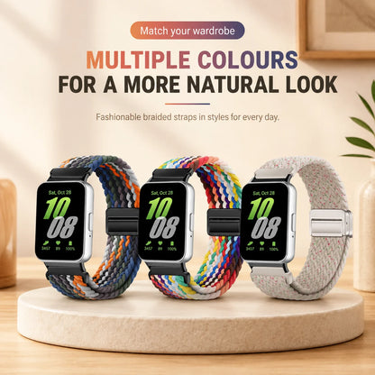 Cinturino intrecciato Solo Loop per Samsung Galaxy Fit 3, accessori, cinturino di ricambio sportivo regolabile in nylon per bracciale Galaxy Fit3