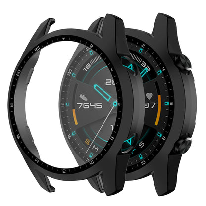 Boîtier en verre trempé pour Huawei Watch GT2 46mm, couverture complète, protecteur d'écran pare-chocs pour Huawei Watch GT 2 46mm