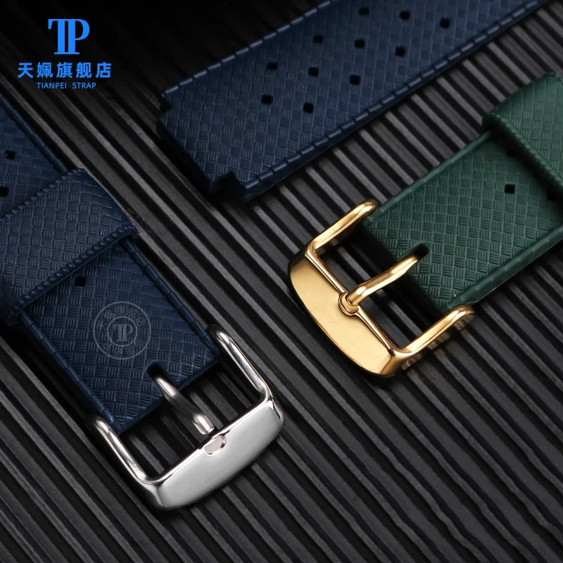 Cinturino in gomma per orologio LV, con apertura rialzata, Louis Vuitton, serie Tambour, Q1121, cinturino dedicato, uomo, donna, Q114k