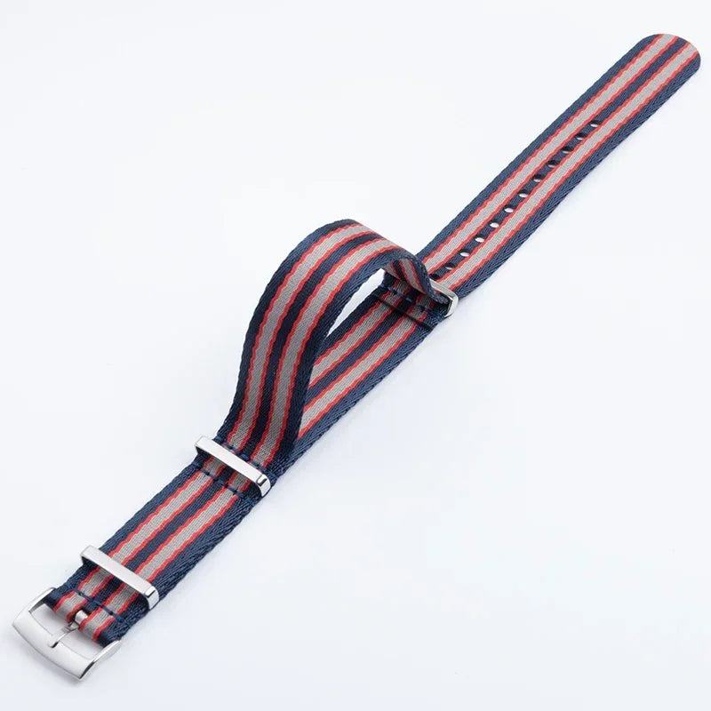 Accessori per bracciale orologio in nylon ad alta densità, 20mm 22mm, per Longines Omega Seamaster 007 TAG HEUER Tudor Rolex