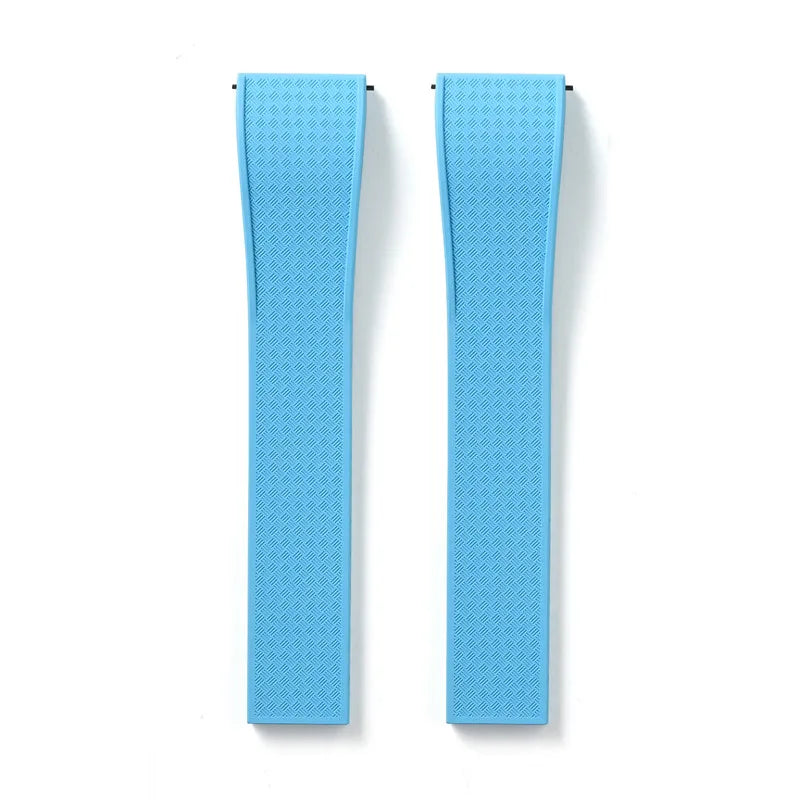 Bracelet montre Racing / Aviateur en caoutchouc Premium - Rapide, Boucle Déployante - A Découper