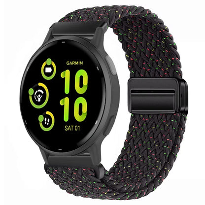 Bracelet magnétique en Nylon, 20mm 22mm, pour Garmin Forerunner 970 570 165 55 965 265/Venu 3, Bracelet de sport Garmin Active 6 5 Correa