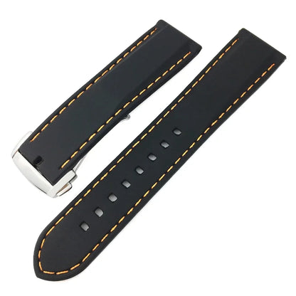 Soft Natural Rubber Watch Strap, 18mm 20mm 22mm, Suitable for HUAWEI GT SEIKO SKX IWC Tudor 19mm 21mm, Silicone for Tissot Diving Bracelet