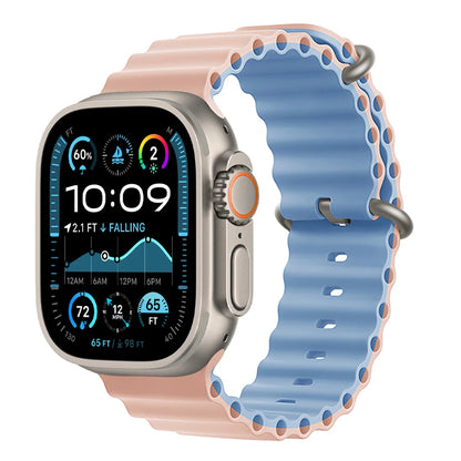 Bracelet Ocean pour Apple Watch Ultra 3 2, 49mm 46mm 44mm 40mm 45mm 41mm 42mm, Correa Bracelet iWatch Series 11 10 9 SE 8 7 6 5 4