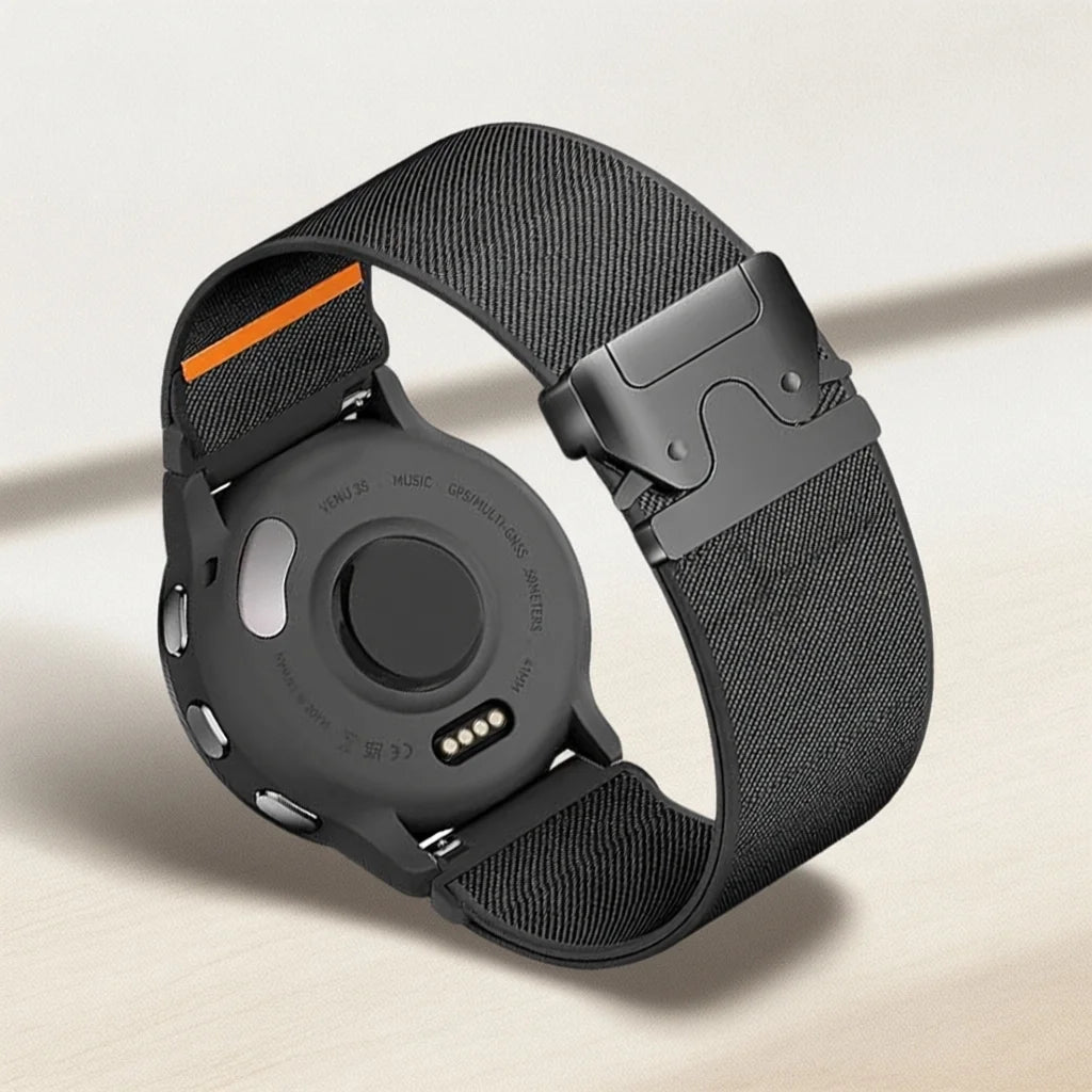 Cinturino in nylon per Garmin Forerunner 255 255S 265S 265, per smartwatch Garmin Vivoactive 4 4S Venu 2 3S