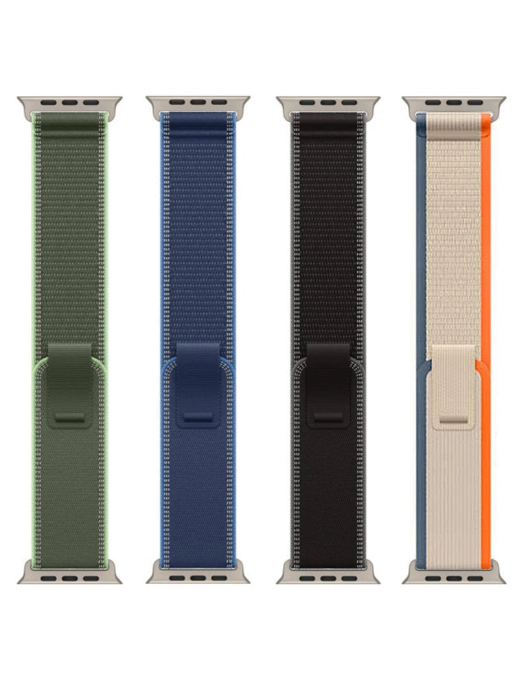 适用于 Apple Watch Ultra 3 2 的 Trail 回环式表带，49mm 46mm 44mm 45mm 40mm 41mm 42mm，兼容 iWatch 系列 11 10 SE 9 8 7 的表带 Correa