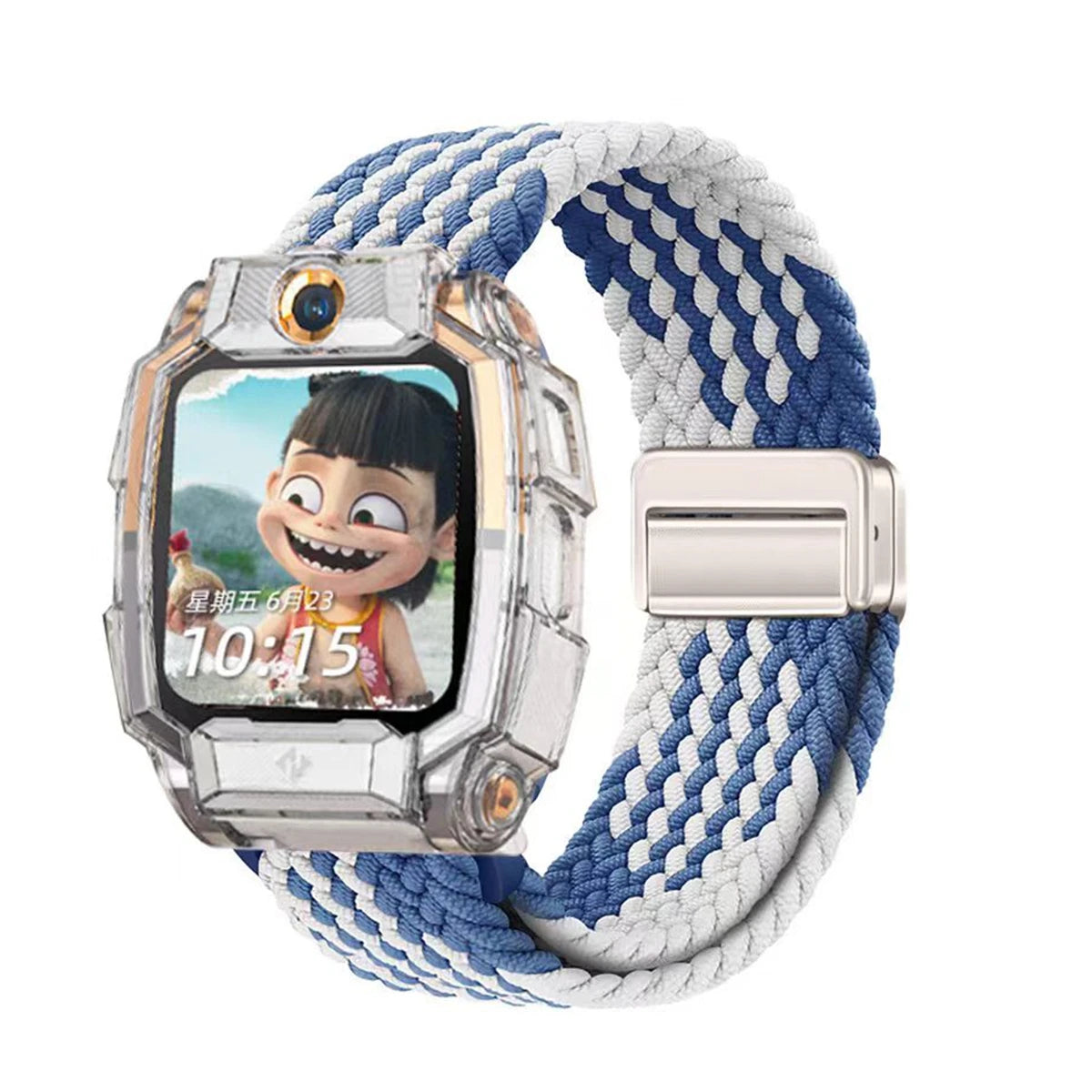 Bracciali intrecciati per bambini, bracciale elastico magnetico per smartwatch Imoo Xiaotiancai, telefono D2 Z11 Z10 Z6 Z7 Z1