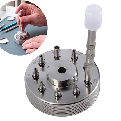 Watch hand press fitting tool, hand pusher, alloy steel hand holder, repair tool for watchmakers