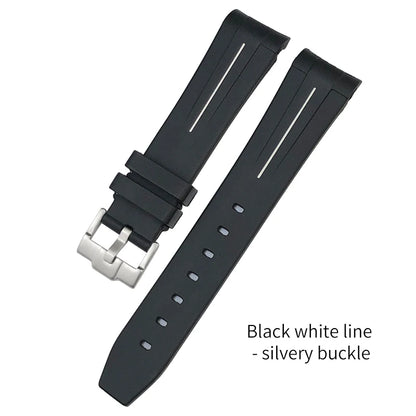 Bracelet de montre pour Rolex Submariner en caoutchouc - Premium