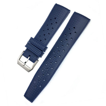 Cinturini per orologi in gomma adatti per orologi IWC Pilot Omega Rolex Longines Breitling Tudor, cinturini per orologi in silicone morbido per immersioni