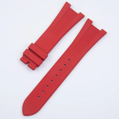 Maglia terminale 25x12,5 mm con accessori morbidi per cinturino in gomma fluorurata per braccialetto Patek Philippe per cinturino Nautilus 5711/5712/5980