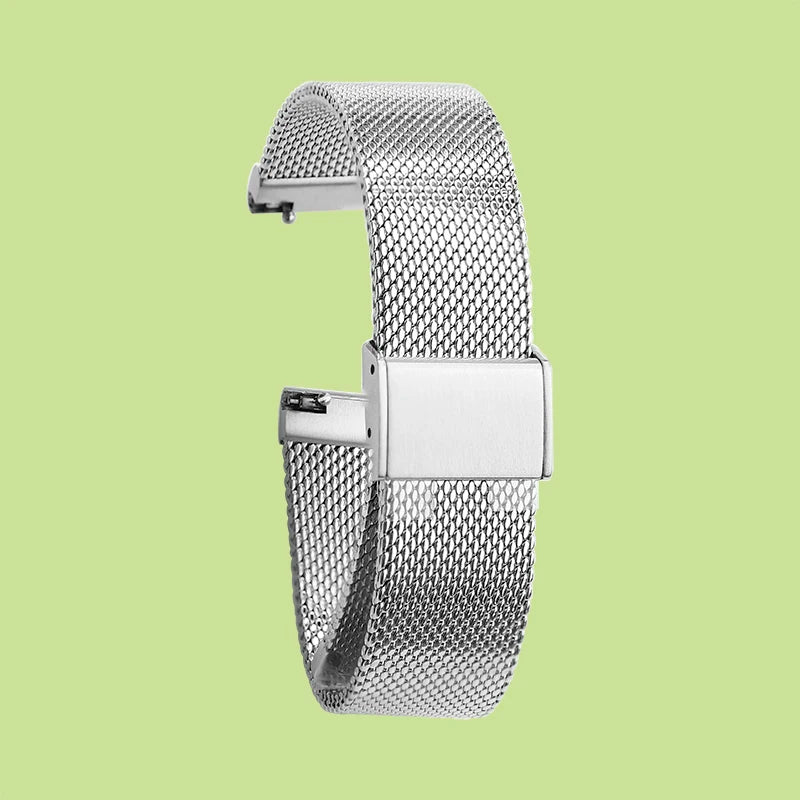 20mm Braided Stainless Steel Mesh Band for Railmaster No Time To Die 007