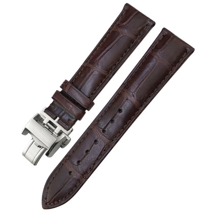 Cinturino di lusso in pelle di coccodrillo, 19mm, 18mm, 20mm, 21mm, 22mm, per Longines Master, fibbia déployante, da donna e da uomo