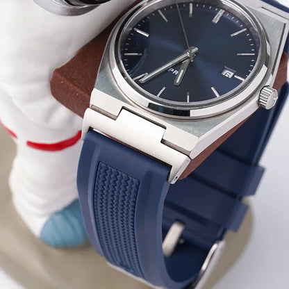 Bracelet en Silicone pour Tissot PRX série T137.407/T137.410 Super Player 40MM, adaptateur à dégagement rapide en acier, accessoires de bracelet de montre 12mm